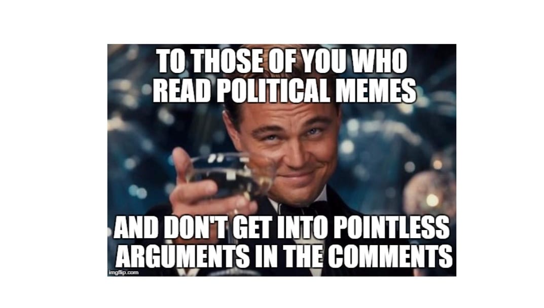 Vi memer os til mere politik