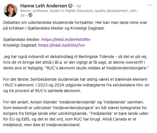 Prøv at sige sætningen: Da statsministeren gav RUCs rektor retorisk rocker bank