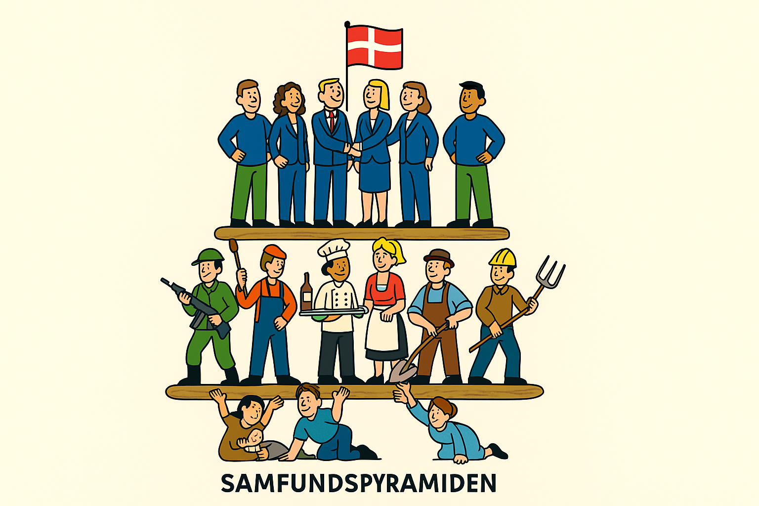 Når alle lyver lidt – for nationens skyld