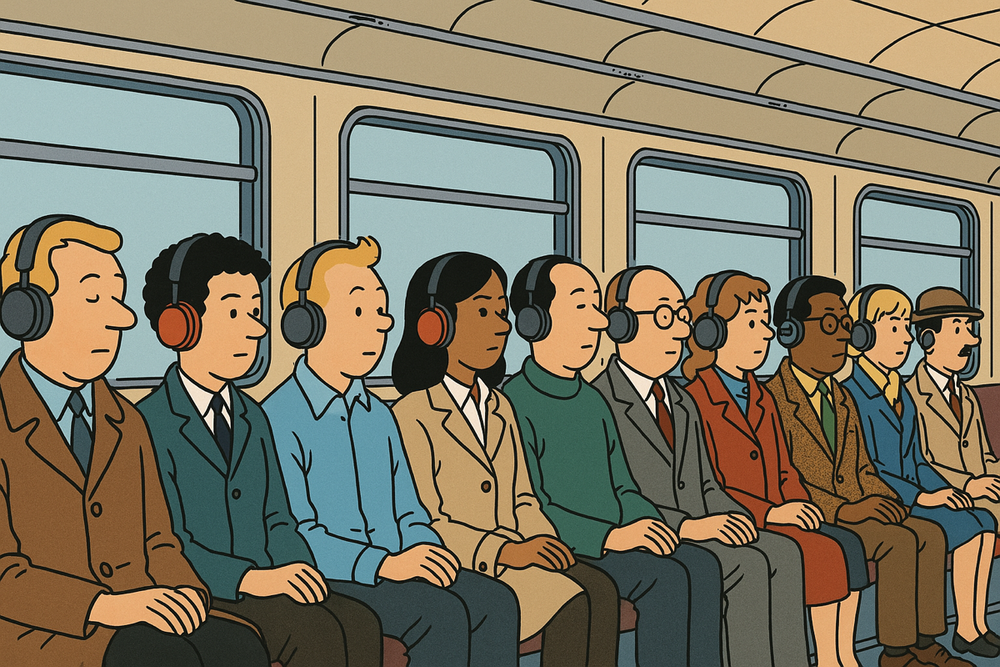 Lytter vi for meget til vores AirPods og for lidt til hinanden? indlægsbillede
