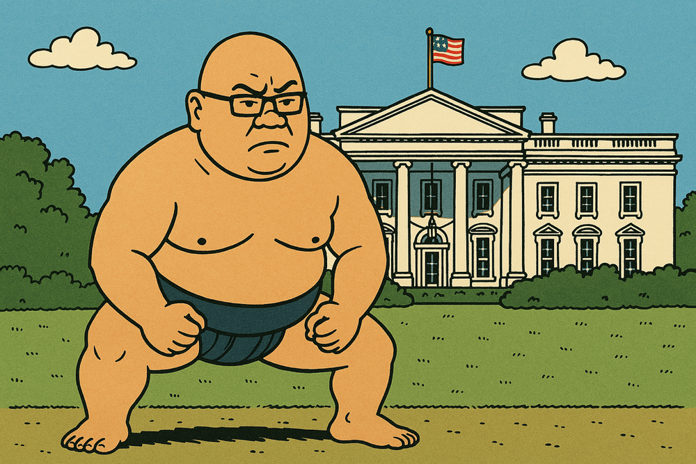 Trumps sumobryder er altid aggressiv indlægsbillede