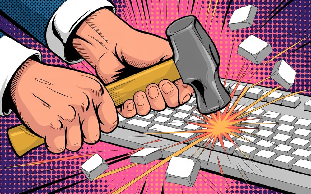 Hinsides tastaturet indlægsbillede