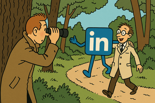 Lur lige LinkedIn lige her og nu lige sådan her indlægsbillede