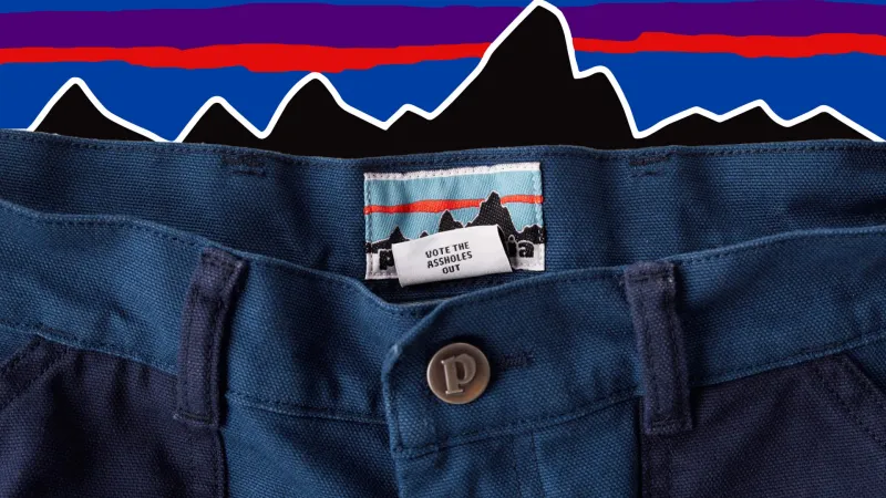 Vote the assholes out. Patagonias brandaktivistiske plan til at bekæmpe Trump indlægsbillede
