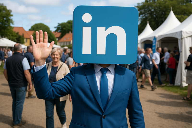 Linkedin, Dansk Erhverv, Rathcke og Danner vandt folkemødet 2025 online indlægsbillede
