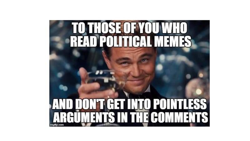 Vi memer os til mere politik indlægsbillede