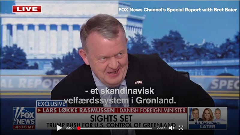 Løkke mania: The Fox on Fox News post image